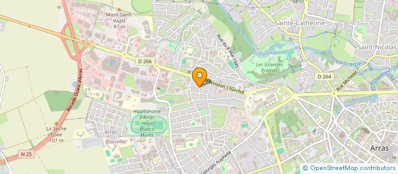 localisation de l'entreprise ASSOCIATION FRANCO-ARMENIENNE AMARAS à ARRAS