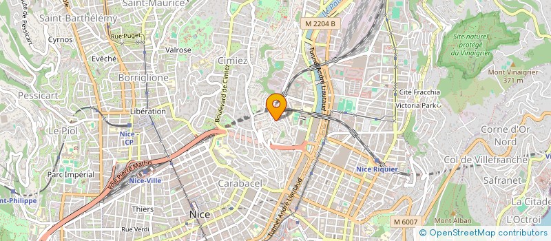 localisation de l'entreprise ASSOCIATION FRANCO BERBERE AZUREENNE  NICE