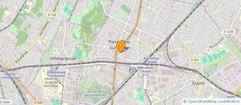 localisation de l'entreprise ASSOCIATION FRANCO BERBERE DE PIERREFITTE SUR SEINE à PIERREFITTE-SUR-SEINE
