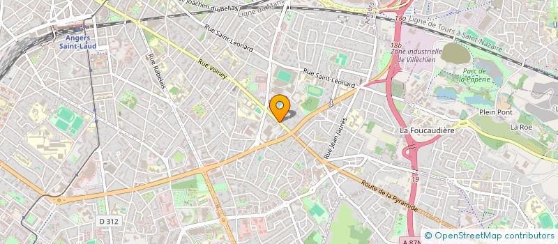 localisation de l'entreprise ASSOCIATION FRANCO-BRESILIENNE ALEGRIA à ANGERS