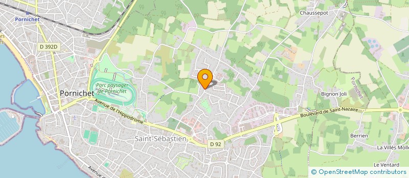 localisation de l'entreprise ASSOCIATION FRANCO-BRITANNIQUE DES ANCIENS COMBATTANTS  PORNICHET