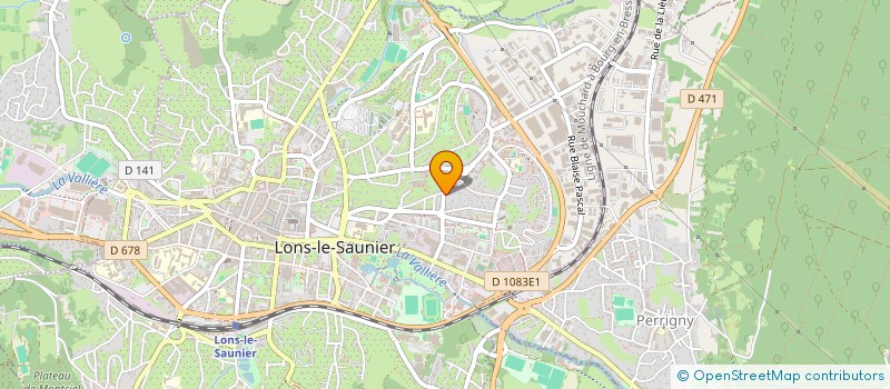 localisation de l'entreprise ASSOCIATION FRANCO-CAMEROUNAISE CAMERISSE à LONS-LE-SAUNIER
