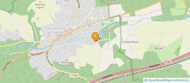 localisation de l'entreprise ASSOCIATION FRANCO CANADIENNE  SAINT-ARNOULT-EN-YVELINES