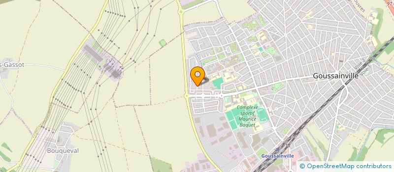 localisation de l'entreprise ASSOCIATION FRANCO-CAP-VERDIENNE DE GOUSSAINVILLE  GOUSSAINVILLE