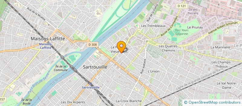 localisation de l'entreprise ASSOCIATION FRANCO-CHINOIS YVELINES à SARTROUVILLE