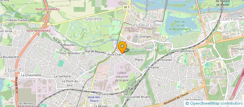 localisation de l'entreprise ASSOCIATION FRANCO-CHINOISE DES VINS DE LOIRE à JOUE-LES-TOURS