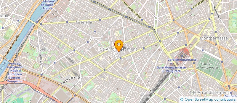 localisation de l'entreprise ASSOCIATION FRANCO-CHINOISE DU FITNESS  PARIS 15