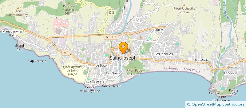 localisation de l'entreprise ASSOCIATION FRANCO-CHINOISE DU SUD à SAINT-JOSEPH