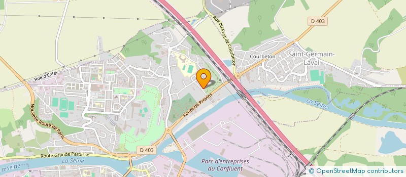 localisation de l'entreprise ASSOCIATION FRANCO-COMORIENNE DU PAYS DE MONTEREAU  MONTEREAU FAULT YONNE