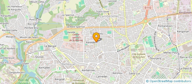 localisation de l'entreprise ASSOCIATION FRANCO-COMORIENNE IQRAOU DE BREST à BREST