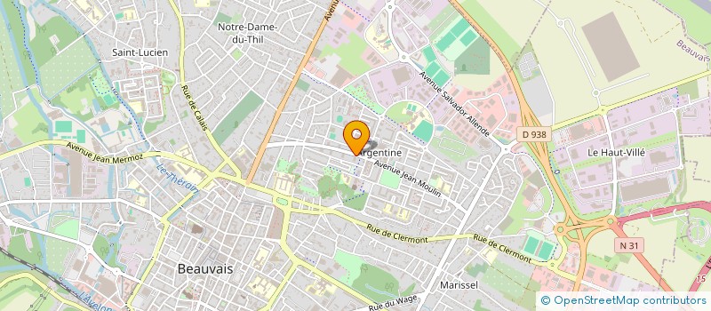 localisation de l'entreprise ASSOCIATION FRANCO GUINNEENNE POUR LE DEVELOPPEMENT AGRICOLE  BEAUVAIS