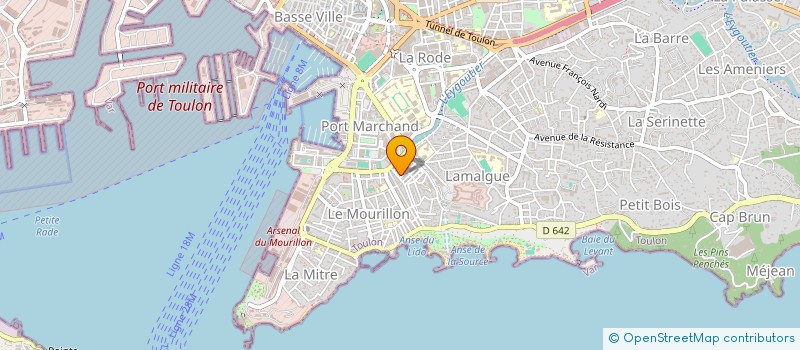 localisation de l'entreprise ASSOCIATION FRANCO HELLENIQUE DU VAR  TOULON