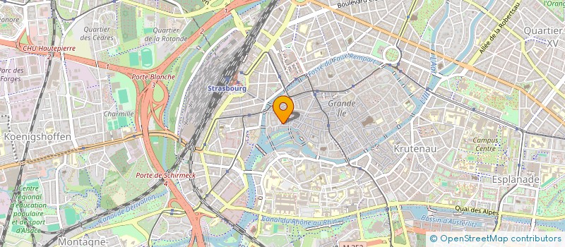 localisation de l'entreprise ASSOCIATION FRANCO IRANIENNE D'ALSACE à STRASBOURG