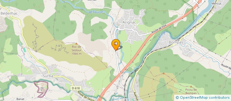localisation de l'entreprise ASSOCIATION FRANCO ITALIENNE à TARASCON-SUR-ARIEGE