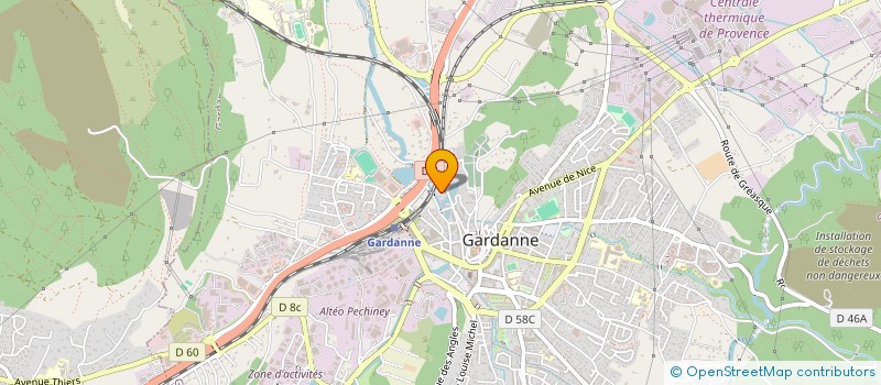 localisation de l'entreprise ASSOCIATION FRANCO KABYLE DU PAYS D'AIX  GARDANNE