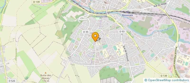 localisation de l'entreprise ASSOCIATION FRANCO MAGHREBINE  BEAUVAIS