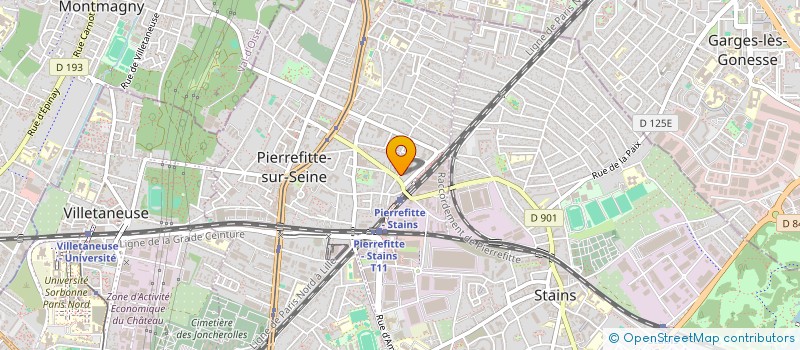 localisation de l'entreprise ASSOCIATION FRANCO MALIENNE D'AOUROU (A.F.M.A) à PIERREFITTE-SUR-SEINE