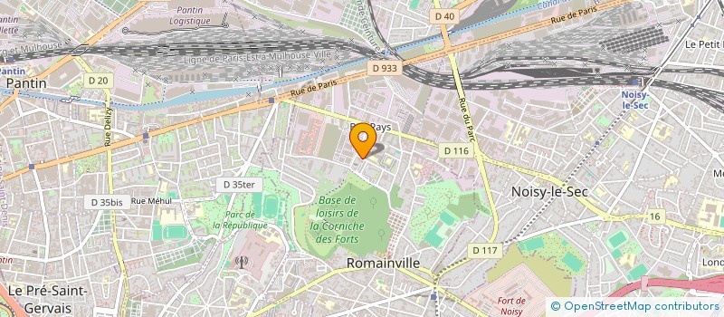 localisation de l'entreprise ASSOCIATION FRANCO-MUSULMANE DE ROMAINVILLE à ROMAINVILLE