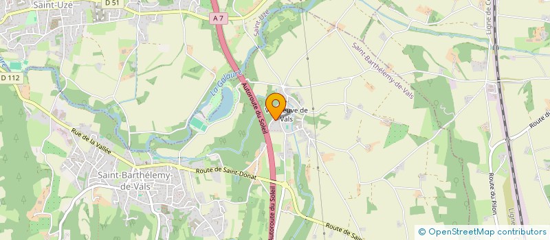 localisation de l'entreprise ASSOCIATION FRANCO-POLONAISE GORALE DROME / FRANCUSKO-POLSKIE STOWARZYSZENIE GORALE  SAINT-BARTHELEMY-DE-VALS