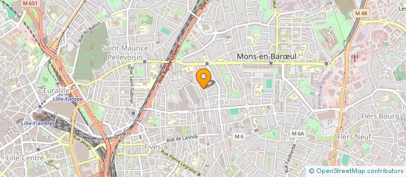 localisation de l'entreprise ASSOCIATION FRANCO-POLONAISE LEKTURA  MONS-EN-BARUL