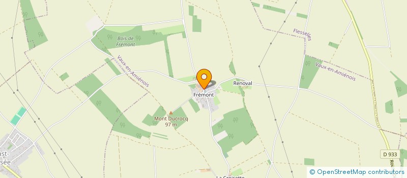 localisation de l'entreprise ASSOCIATION FRANCO-SICILIENNE VALOISE (AFSV)  VAUX-EN-AMIENOIS