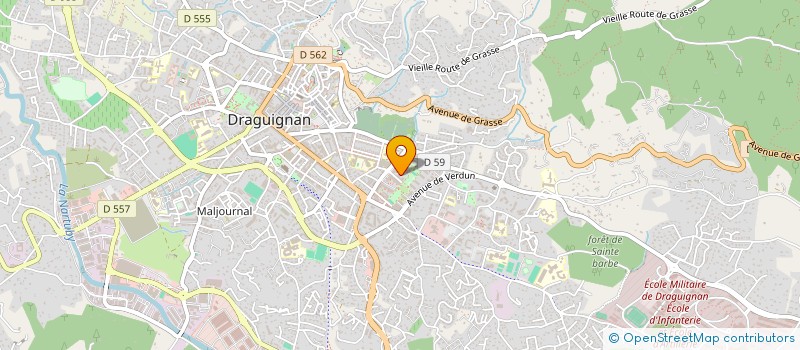 localisation de l'entreprise ASSOCIATION FRANCO-SUEDOISE SACREVIN (ASSOCIATION SACREVIN)  DRAGUIGNAN