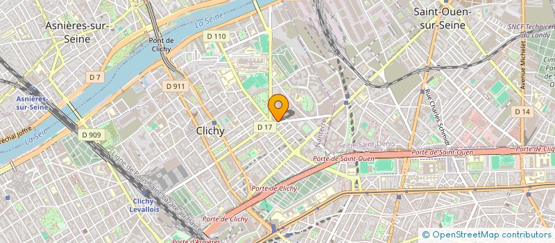 localisation de l'entreprise ASSOCIATION FRANCO TAMOUL DE CLICHY à CLICHY