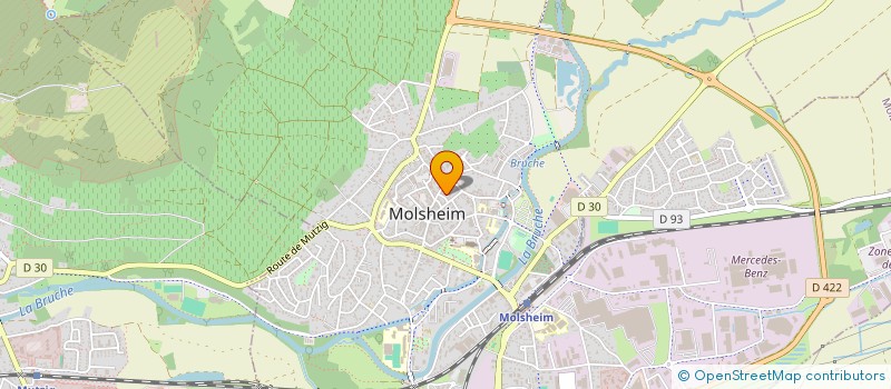 localisation de l'entreprise ASSOCIATION FRANCO THAILANDAISE D'ALSACE  MOLSHEIM