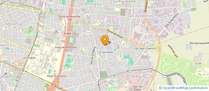 localisation de l'entreprise ASSOCIATION FRANCO-TUNISIENNE à BRON