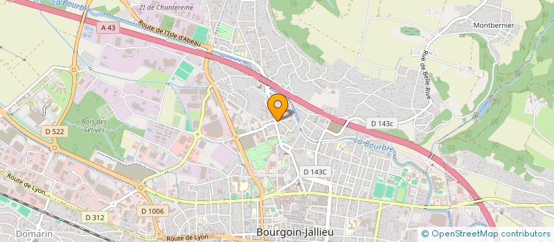 localisation de l'entreprise ASSOCIATION FRANCO TURQUE 38  BOURGOIN-JALLIEU