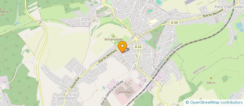 localisation de l'entreprise ASSOCIATION FRANCO-TURQUE DE FOLSCHVILLER ET ENVIRONS  FOLSCHVILLER