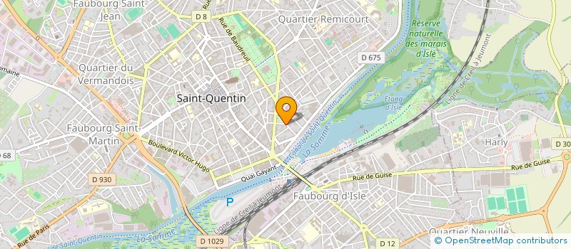 localisation de l'entreprise ASSOCIATION FRANCO TURQUE DE SAINT QUENTIN à SAINT-QUENTIN