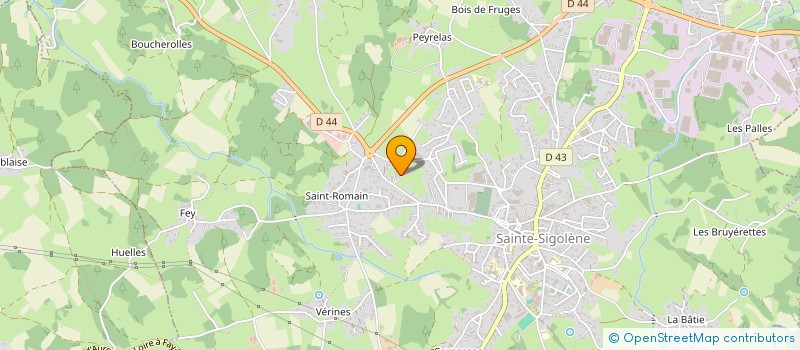 localisation de l'entreprise ASSOCIATION FRANCO-TURQUE SIGOLENOISE  SAINTE-SIGOLENE