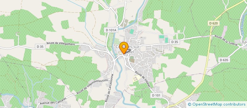 localisation de l'entreprise ASSOCIATION FRANCO-UKRAINIENNE EN OCCITANIE / PYRENNEE - MEDITERRANEE RAZOM à CONQUES-SUR-ORBIEL
