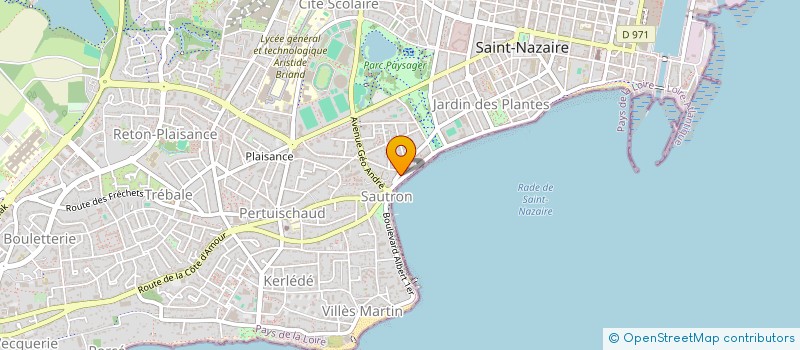 localisation de l'entreprise ASSOCIATION FRANCO-UKRAINIENNE KOBZA  SAINT-NAZAIRE