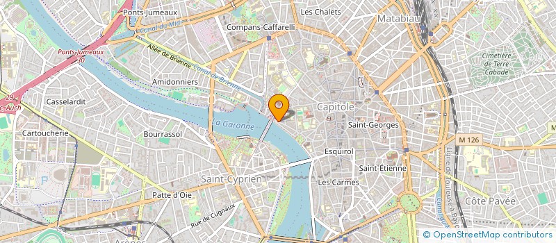 localisation de l'entreprise ASSOCIATION FRANCOPHONE  TOULOUSE