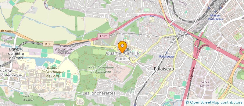 localisation de l'entreprise ASSOCIATION FRANCOPHONE D'ECONOMIE URBAINE à PALAISEAU