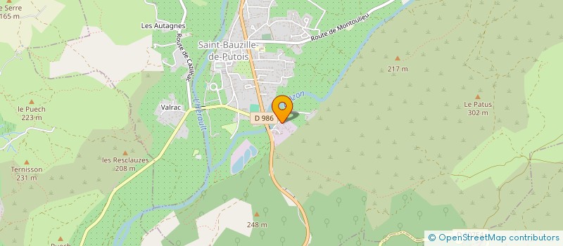 localisation de l'entreprise ASSOCIATION FRANCOPHONE DE THERAPIE DE GUIDANCE INTERACTIVE  SAINT-BAUZILLE-DE-PUTOIS