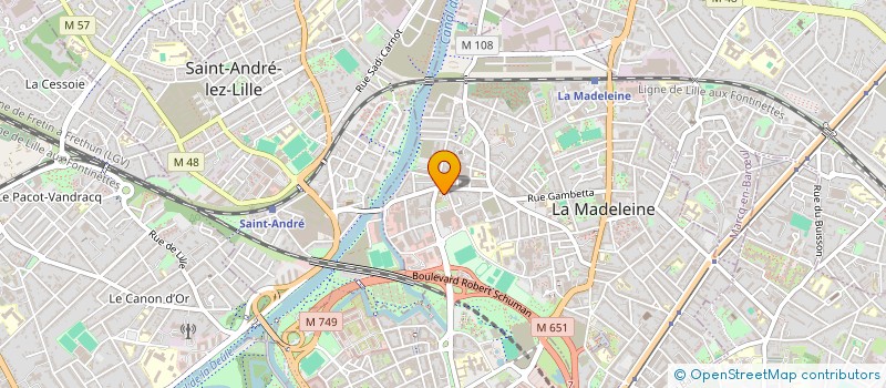 localisation de l'entreprise ASSOCIATION FRANCOPHONE DE WAKFU TCG à LA MADELEINE