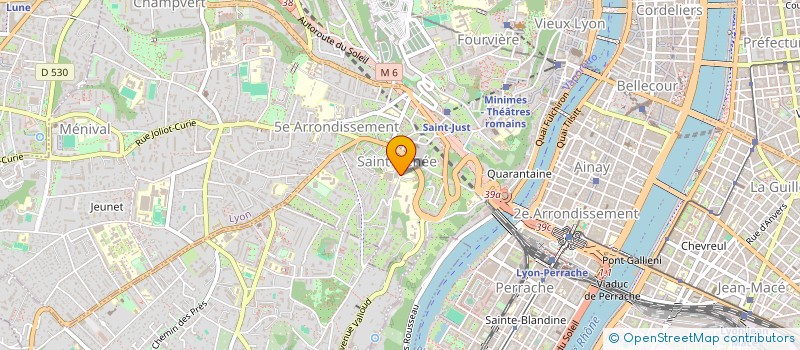 localisation de l'entreprise ASSOCIATION FRANCOPHONE DES FUTURS USAGERS DU THEATRE à LYON