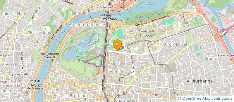 localisation de l'entreprise ASSOCIATION FRANCOPHONE EN ACTIVITE PHYSIQUE ADAPTEE  VILLEURBANNE