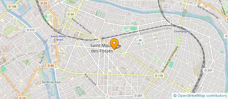 localisation de l'entreprise ASSOCIATION FRANCOPHONE POUR LA PROMOTION DES CLAVIERS MECANIQUES AFPCM, MKBDFR OU MKFR à SAINT-MAUR-DES-FOSSES