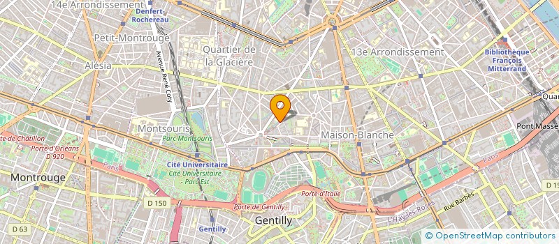 localisation de l'entreprise ASSOCIATION FRANCOPHONE POUR LA PROMOTION DU CASE MANAGEMENT EN SANTE  PARIS