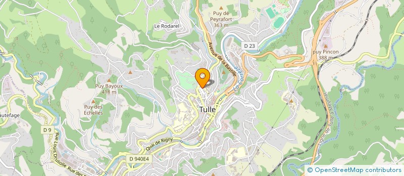 localisation de l'entreprise ASSOCIATION FRANCOPHONE POUR LA SENOLOGIE ET L'IMAGERIE DE LA FEMME EN SYRIE  TULLE