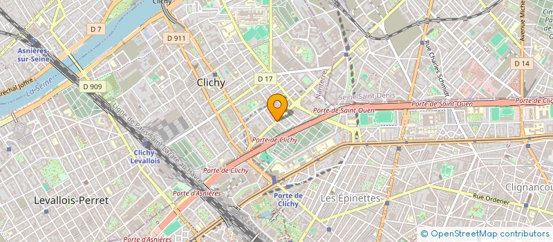 localisation de l'entreprise ASSOCIATION FRANVAL à CLICHY