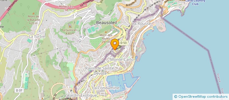 localisation de l'entreprise ASSOCIATION FRATERNELLE ET AMICAL COMORIENNE  BEAUSOLEIL