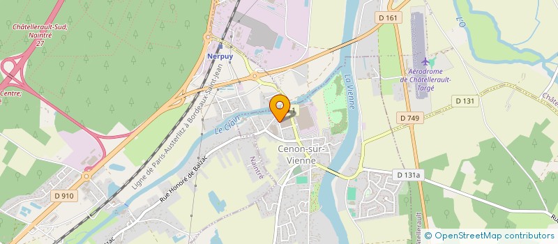 localisation de l'entreprise ASSOCIATION FRATERNELLE LA VIE NOUVELLE  CENON-SUR-VIENNE