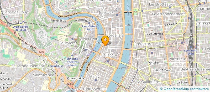 localisation de l'entreprise ASSOCIATION FRATERNITE NORD-SUD à LYON