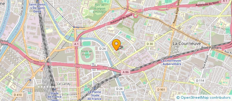 localisation de l'entreprise ASSOCIATION FRATERNITE PLUS à SAINT-DENIS