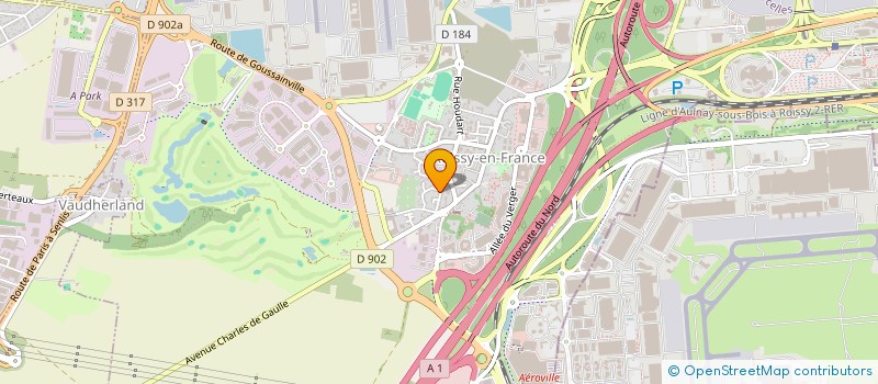 localisation de l'entreprise ASSOCIATION FRATERNITE ROISSY-EN-FRANCE  ROISSY-EN-FRANCE